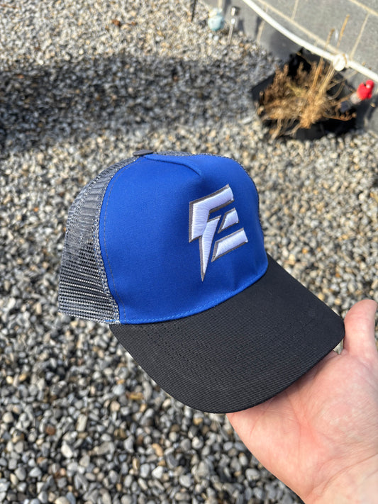 Royal Blue/Grey/Black Cap